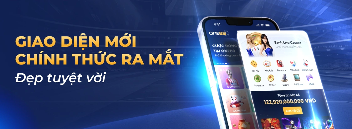 Giao diện mới ONE88