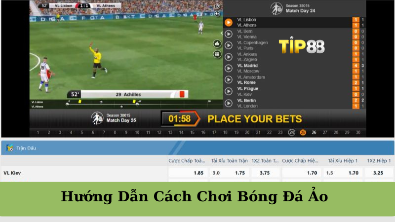 Cách Chơi Bóng Đá Ảo - Kinh Nghiệm Siêu Hiệu Quả Từ Cao Thủ TIP88