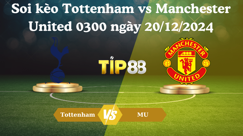 Nhận định soi kèo Tottenham vs Manchester United 03h00 ngày 20/12/2024 - Cúp Liên Đoàn Anh  TIP88